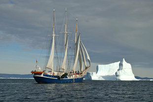 Sailing Boat in Greenland