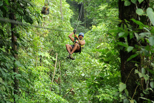 Ziplining in Arenal Volcano National Park