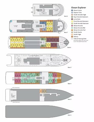 Ocean Explorer Deck Plan