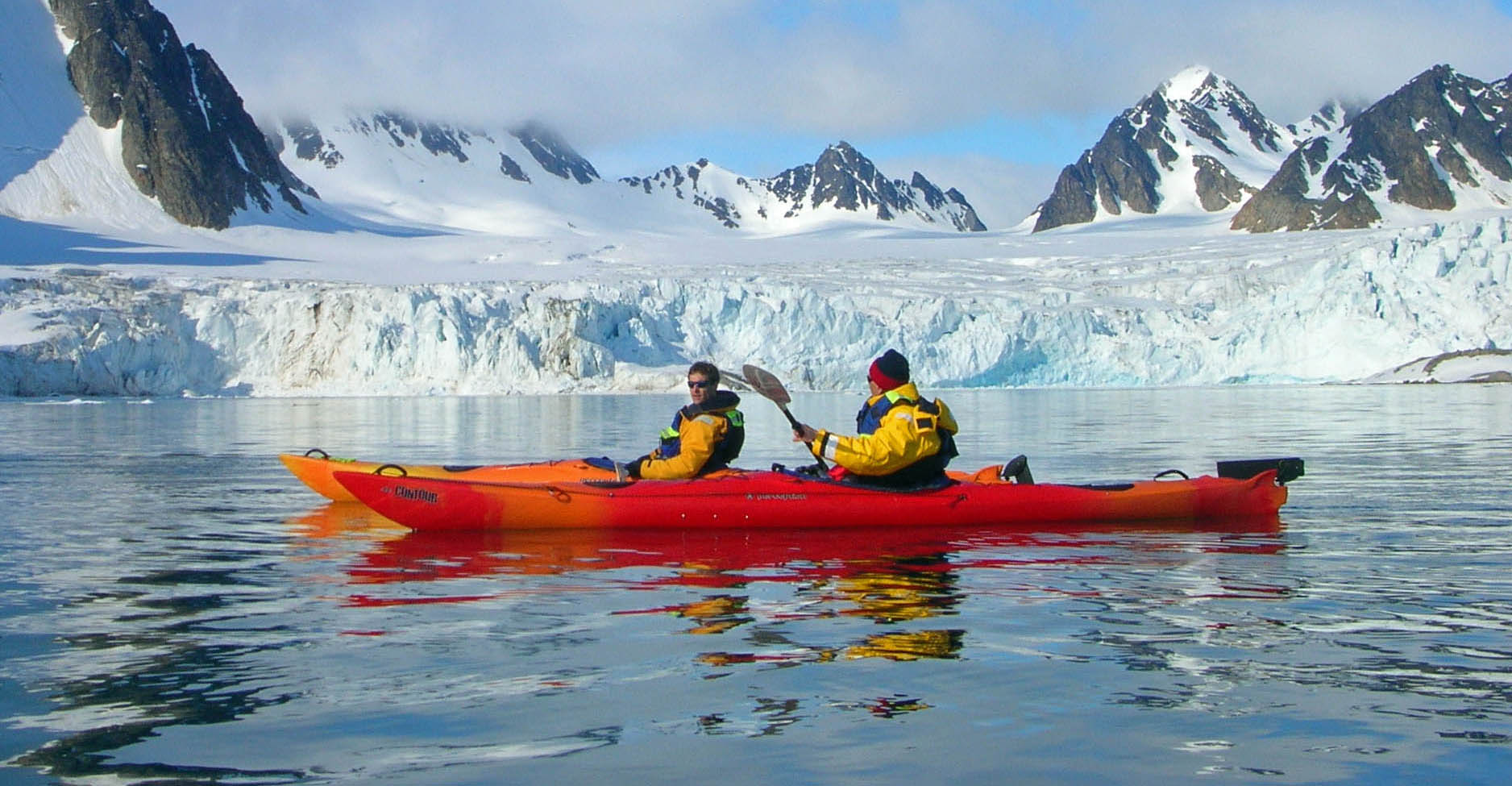 Kayaking in Svalbard Spitsbergen Adventure Expedition Cruise