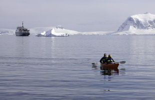 Kayaking in Antarctica