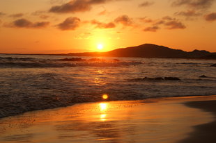 Sunset in southern Isabela Island in the Galapagos - Ralph Pannell