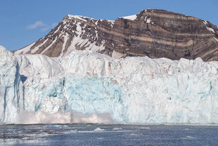 Glacier Front in Spitsbergen Svalbard Arctic cruise tallship sailing - Jordi Plana
