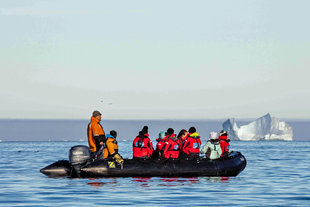 Zodiac Cruising in Baffin Island