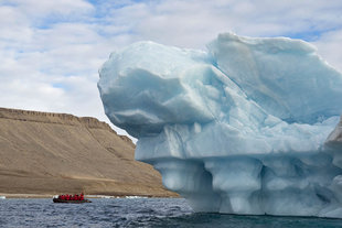 Huge Icebergs in Canadian High Arctic - Daisy Gilardini