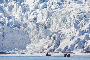 Ymerbukta Glacier front Svalbard Spitsbergen expedition cruise holiday - Andrew Wilcock