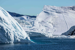 Glaciers in Baffin Island, Canadian High Arctic