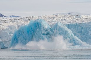 Glacier Calving in Spitsbergen - Jim & Sarah Kier