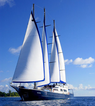 Modern Sailing Vessel Seychelles