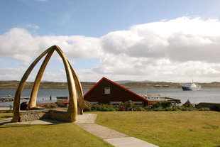 Whalebone Arch, Stanley, Falkland Islands