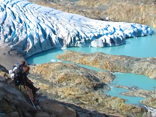 Glacier Lyngen Alps, Norway