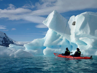 Kayaking in Antarctica