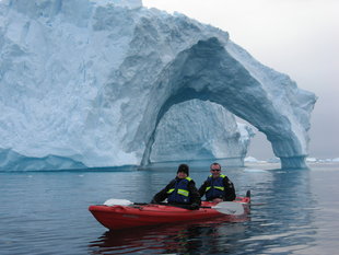 Kayaking in Antarctica