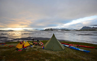 Wilderenss Camping and Kayaking in Iceland