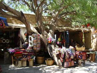 Market stand in Salta