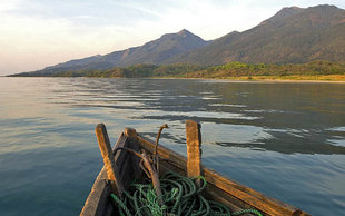 Dhow on Lake Tanganyika