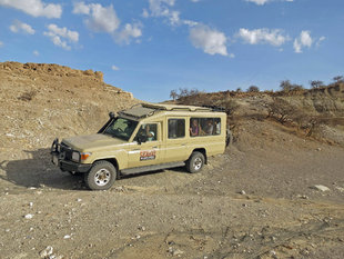Aqua-Firma Safari Vehicle at Olduvai Gorge National Park - Ralph Pannell