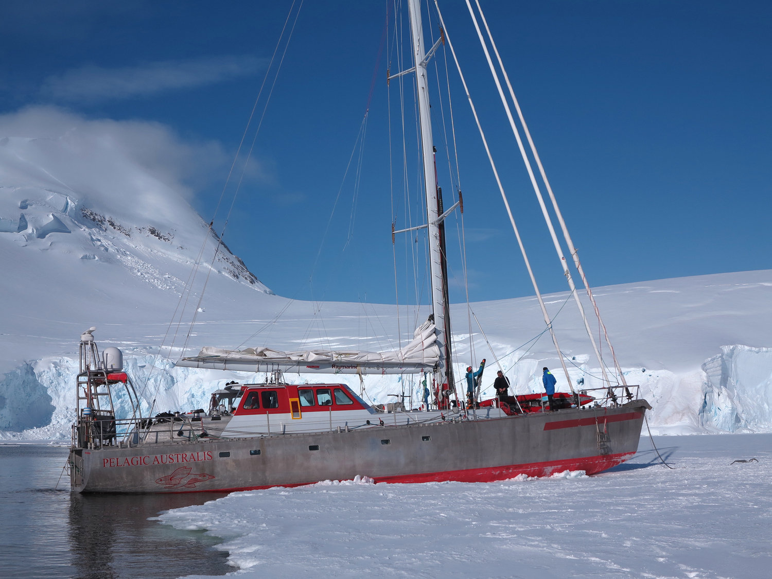 Antarctica adventure yacht sail polar sailing expedition Antarctic