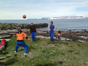 ball games Two Fjords Kayaking Adventure Day Trip Iceland.jpg