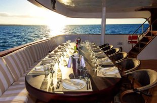 Odyssey Al Fresco Dining Galapagos Wildlife Yacht