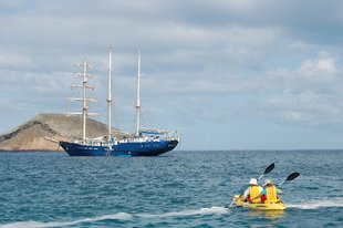 Sit on Top Kayak in the Galapagos Islands