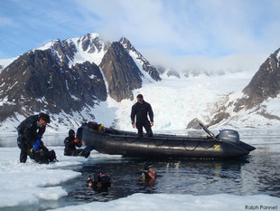 Diving in Arctic Spitsbergen (Svalbard)