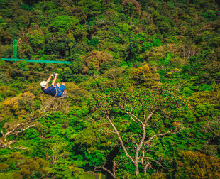 Ziplining in Santa Elena Cloud Forest Reserve