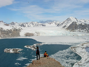 Blomstrandhalvoya in North Spitsbergen