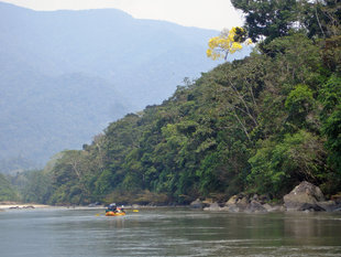 Rafting the Rio Tambopata Amazon rainforest wilderness adventure travel