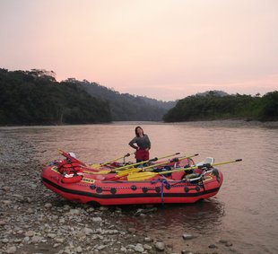 Amazon River Rafting Wilderness Adventure travel in Peru