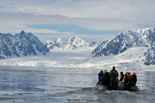 Zodiac Cruising in Spitsbergen