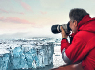 Photographer in Franz Josef Land