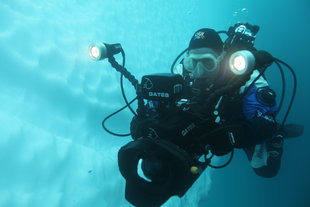 Underwater Antarctic Peninsula