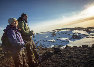 Reaching the Summit at Sunrise