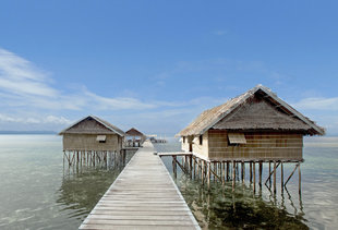Guest Cottages at Kri Island Eco Resort