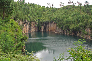 Tritriva Crater Lake in Madagascar Antsirabe