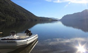 Rib Boat on Bariloche Lake