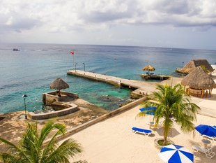 Scuba Resort in Cozumel on the sheltered west coast, Yucatan Mexico