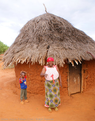 Traditional hut in Taita Hills of Kenya - Ralph Pannell