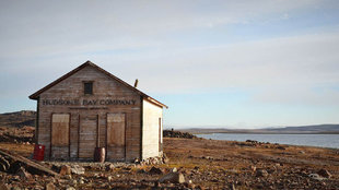 Hudson Bay Trading Company Hut in Canadian High Arctic