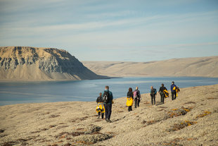 Hiking in Radstock Bay - Acacia Johnson