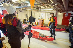 Kayaking aboard MS Expedition