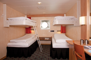 MS Expedition Quadruple Porthole Cabin