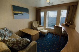 MS Expedition Category 5 Cabin Lounge Area
