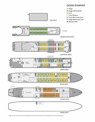 Ocean Diamond Deck Plan