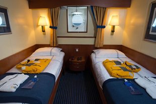 Ocean Adventurer Main Deck Twin Porthole Cabin