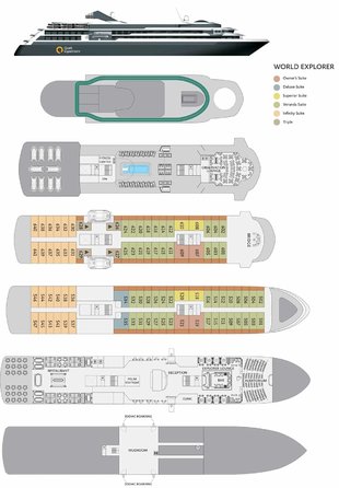 World Explorer Deck Plan