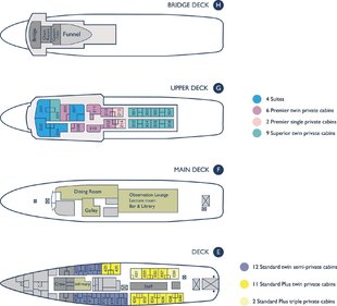 Ushuaia Deck Plan