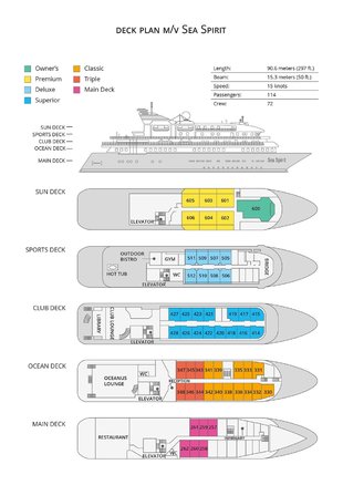 Sea Spirit Deck Plan