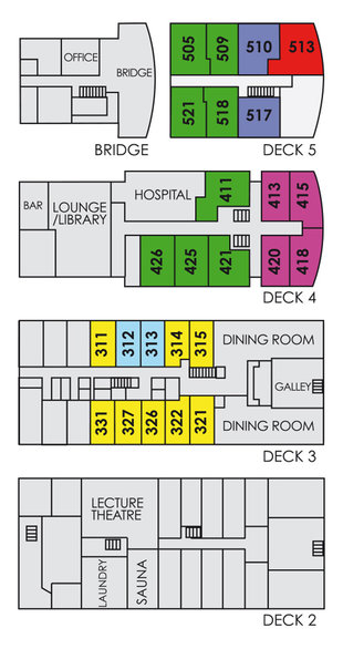 Shokalskiy Deck Plan